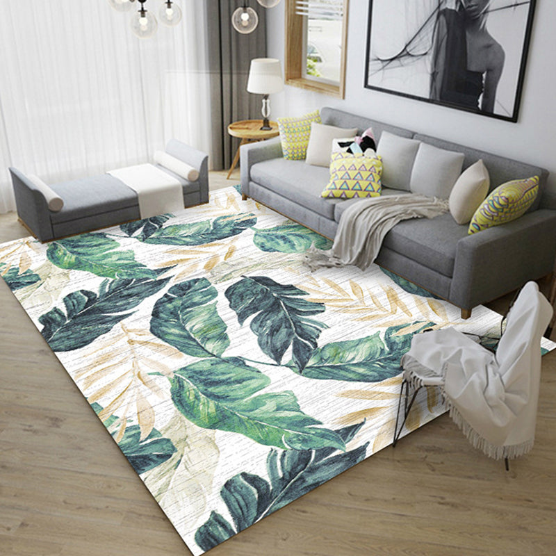 Gold Modern Rug Polyester Graphic Indoor Rug Washable Rug for Drawing Room