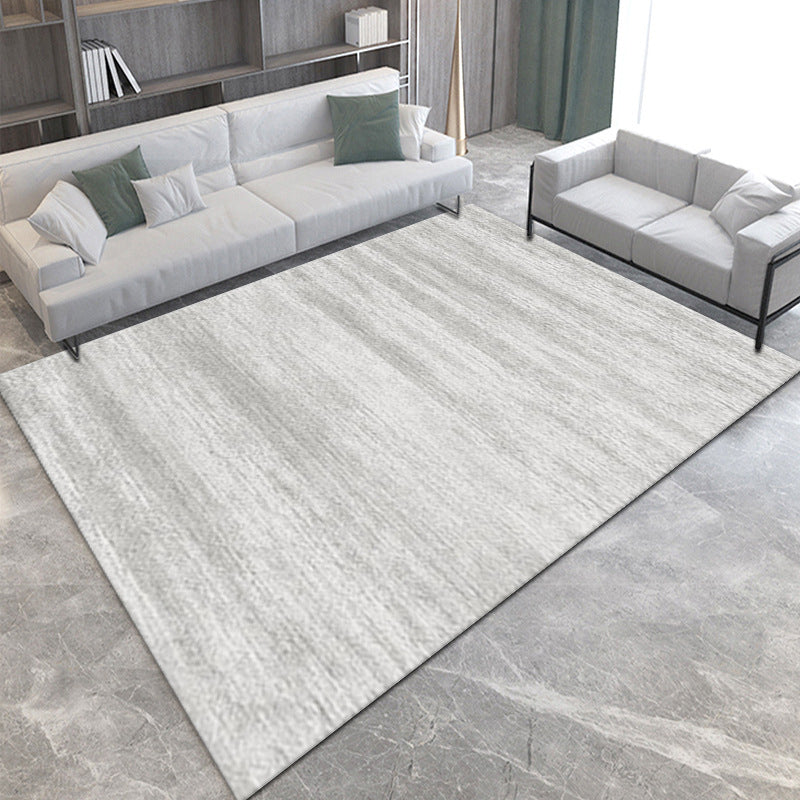 Dark Gray Gorgeous Rug Polyester Graphic Indoor Rug Stain Resistant Rug for Drawing Room