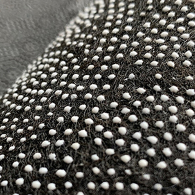 Schwarzer Vintage-Teppich, grafischer Polyester-Teppich, waschbarer Teppich für Heimdekoration