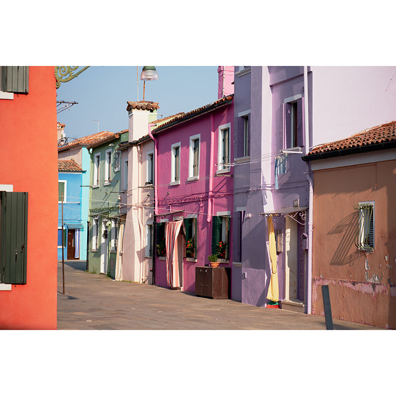 Environment Friendly Wall Mural Wallpaper Town Scenery Sitting Room Wall Mural