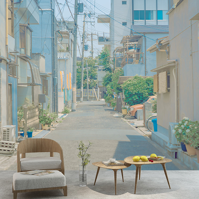 Decorative Wall Mural Wallpaper Town Scenery Sitting Room Wall Mural