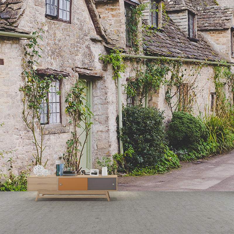 Decorative Wall Mural Wallpaper Town Scenery Sitting Room Wall Mural