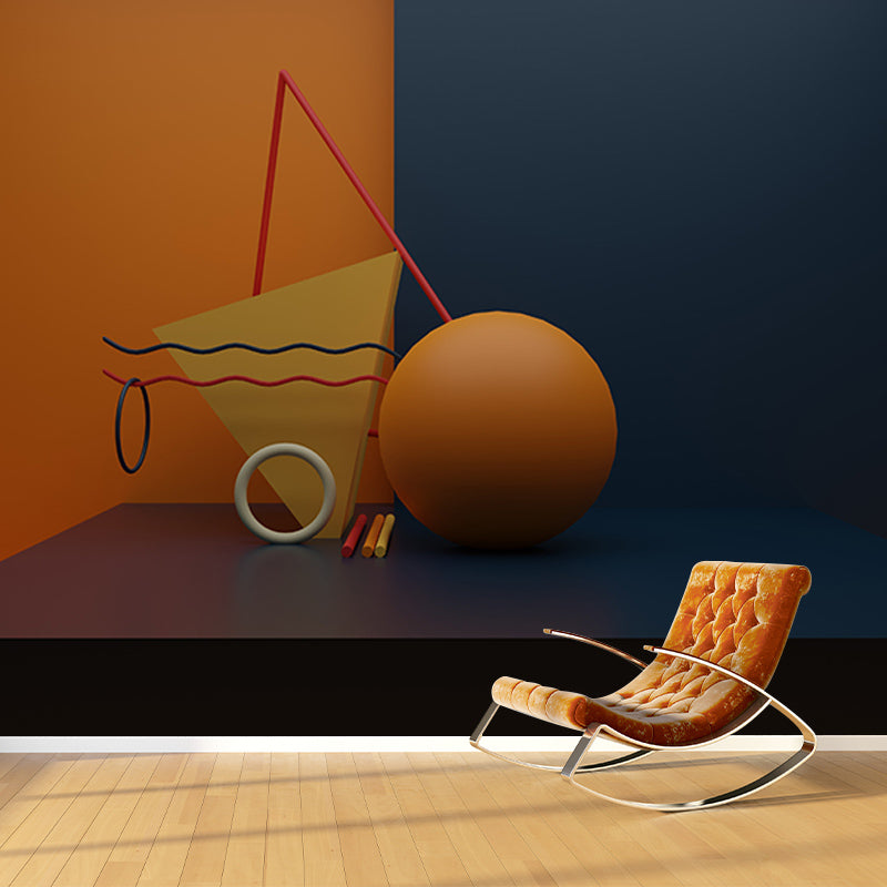 Modern Photography Mural Wallpaper Solid Geometry Indoor Wall Mural