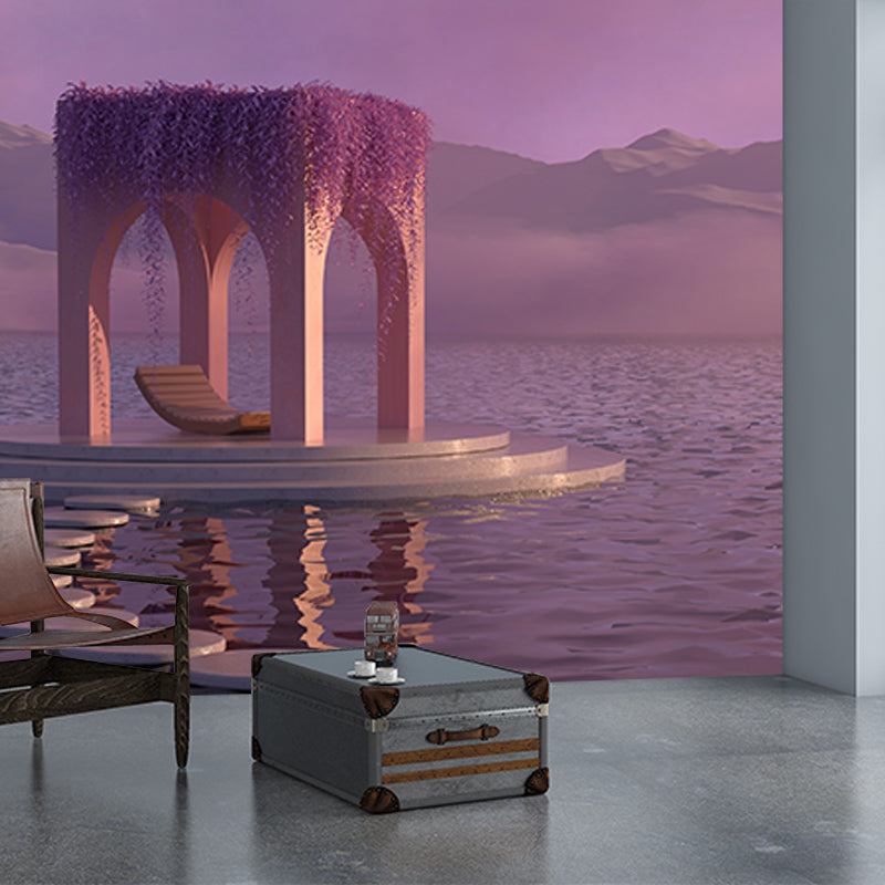 Photography Stain Resistant Wallpaper 3D Pattern Living Room Wall Mural