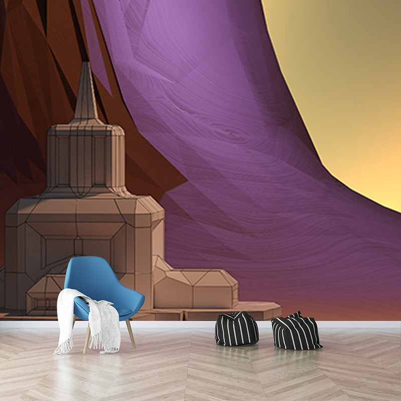 Environmental Wall Mural Wallpaper 3D Pattern Living Room Wall Mural