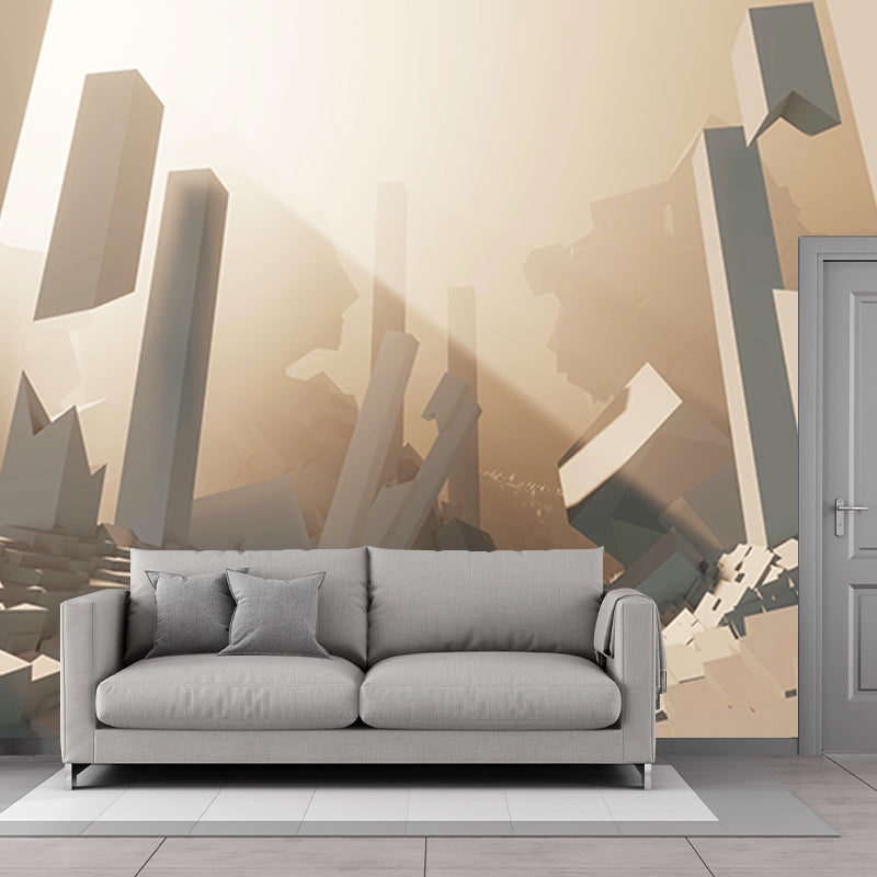 Modern Style Wall Mural Wallpaper 3D Pattern Bedroom Wall Mural