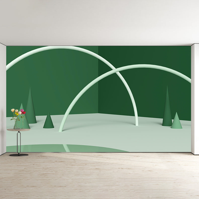 3D Pattern Mildew Resistant Mural Wallpaper Sleeping Room Wall Mural