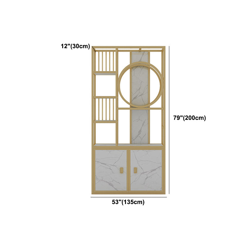 78.74 "H libreria a apertura in stile glam in stile per ufficio con i mobili