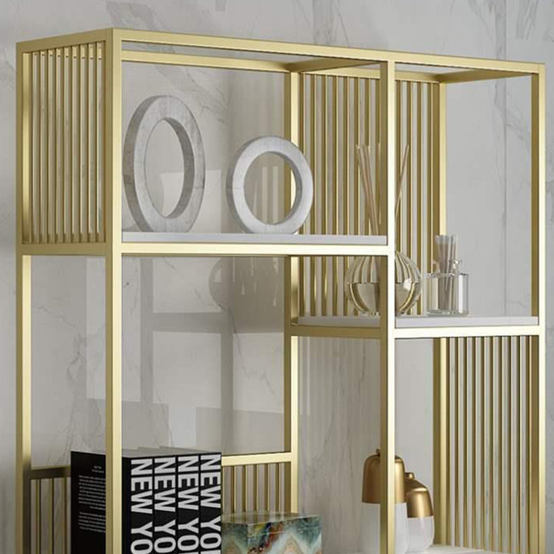 11.81 "W Bookshelf Open Back Glam Style Biveal für Lernraum Home Office