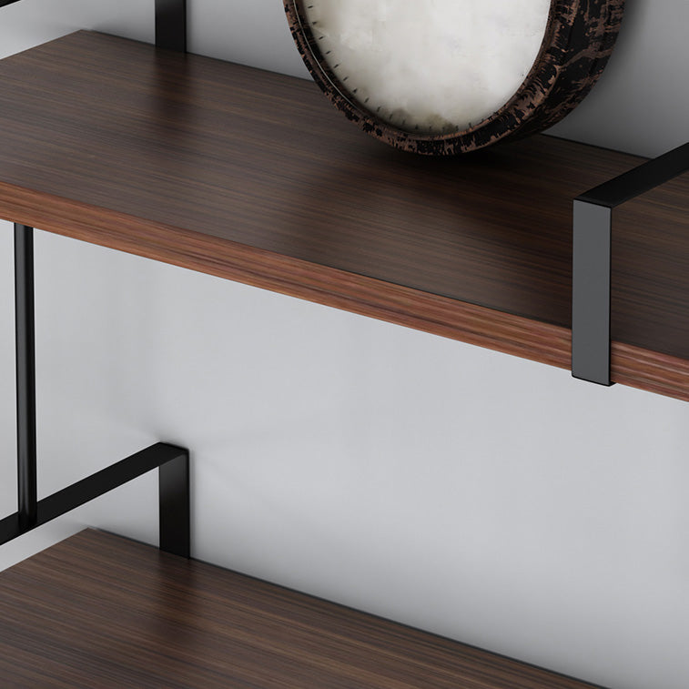 Libreria in metallo in stile industriale libreria montata a parete per home office