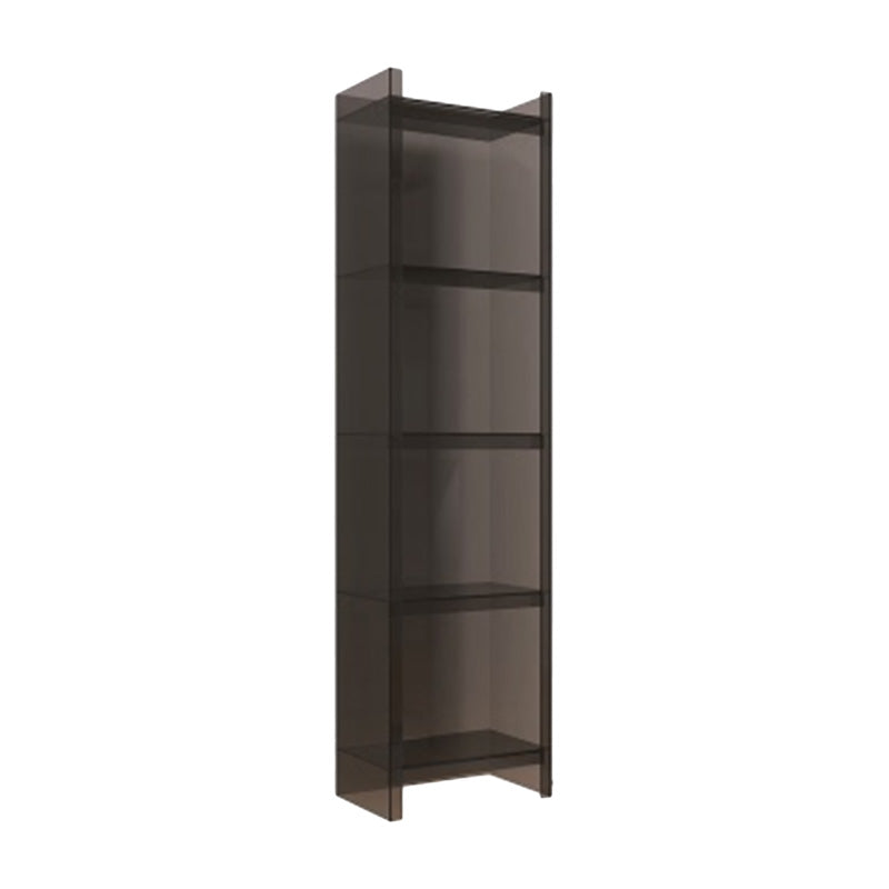 Scandinavian Style Bookshelf 9.84"W Closed Back Bookcase for Home Office Study Room