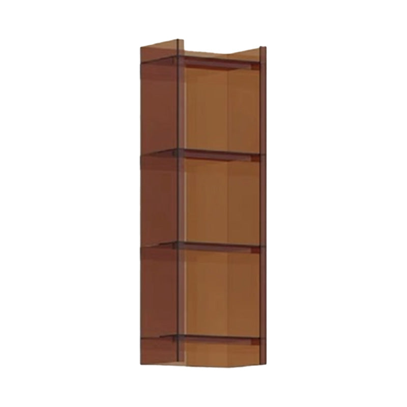 Scandinavian Style Bookshelf 9.84"W Closed Back Bookcase for Home Office Study Room
