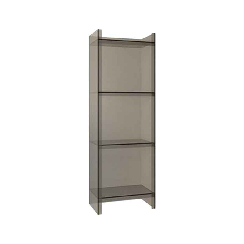 Scandinavian Style Bookshelf 9.84"W Closed Back Bookcase for Home Office Study Room