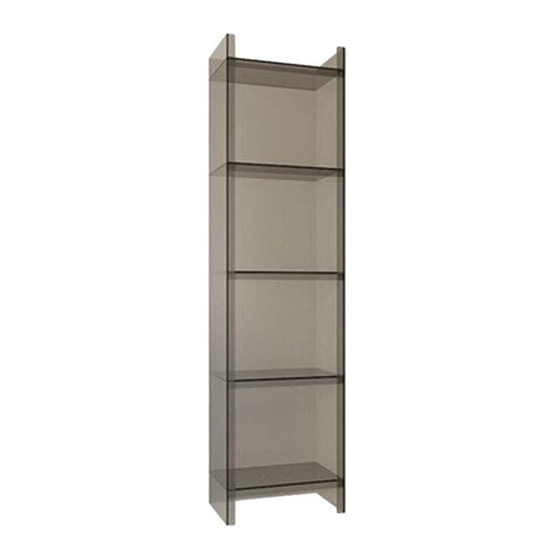 Scandinavian Style Bookshelf 9.84"W Closed Back Bookcase for Home Office Study Room