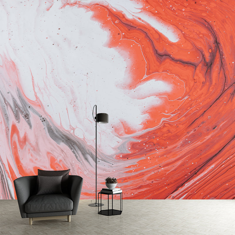 Washable Stain Resistant Mural Wallpaper Modern Abstract Style Indoor Wall Mural