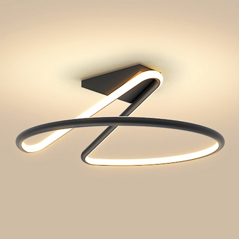 Runde Form Metall Flush Mount Deckenleuchte modern