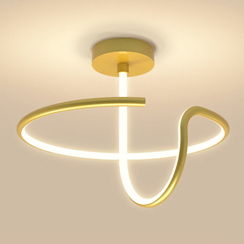 Runde Form Metall Flush Mount Deckenleuchte modern