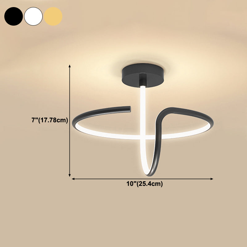 Runde Form Metall Flush Mount Deckenleuchte modern