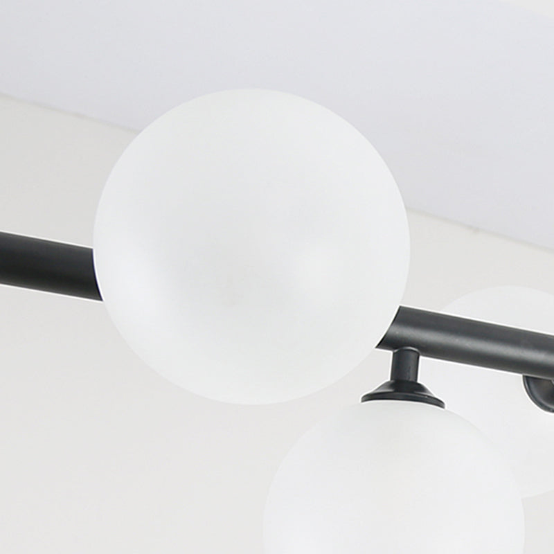 Modern Style Spherical Shape Island Lighting Ideas Glass Island Lighting Fixtures