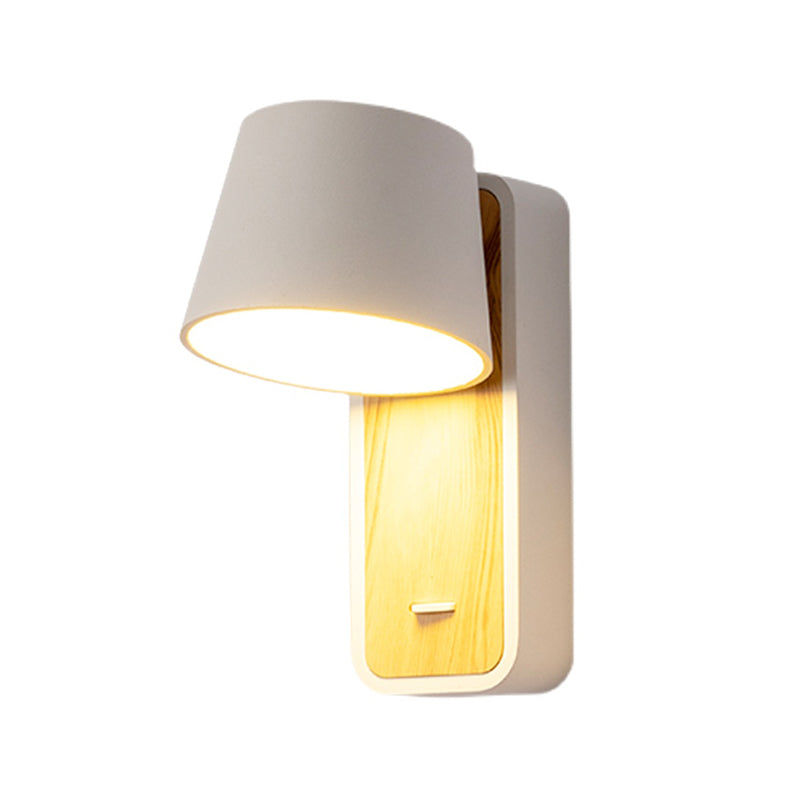 Modern Aluminum Wall Light Geometric 1 Light Reading Wall Sconce for Bedroom