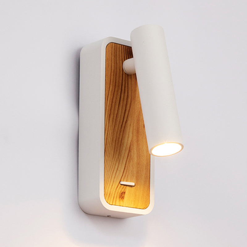 Modern Aluminum Wall Light Geometric 1 Light Reading Wall Sconce for Bedroom