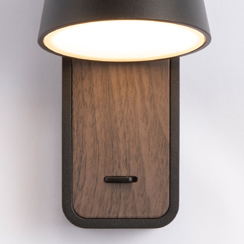 Modern Aluminum Wall Light Geometric 1 Light Reading Wall Sconce for Bedroom