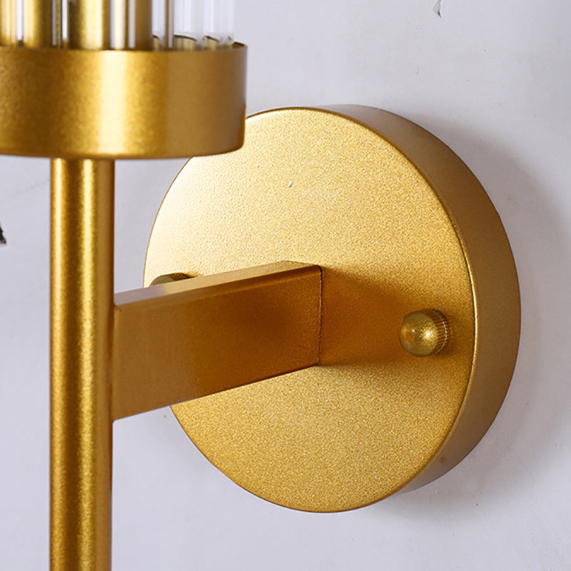 Minimalist Style Wall Sconce Lighting Geometric Glass Shade Wall Lighting Fixtures