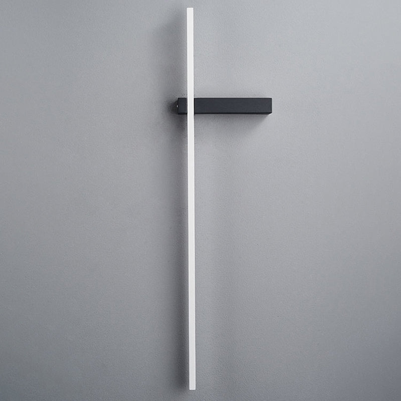 Aluminum Straight Wall Light Nordic Style LED Wall Sconce for Living Room