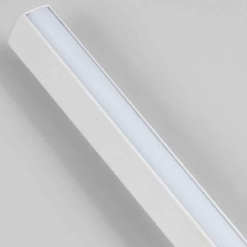 Aluminum Straight Wall Light Nordic Style LED Wall Sconce for Living Room