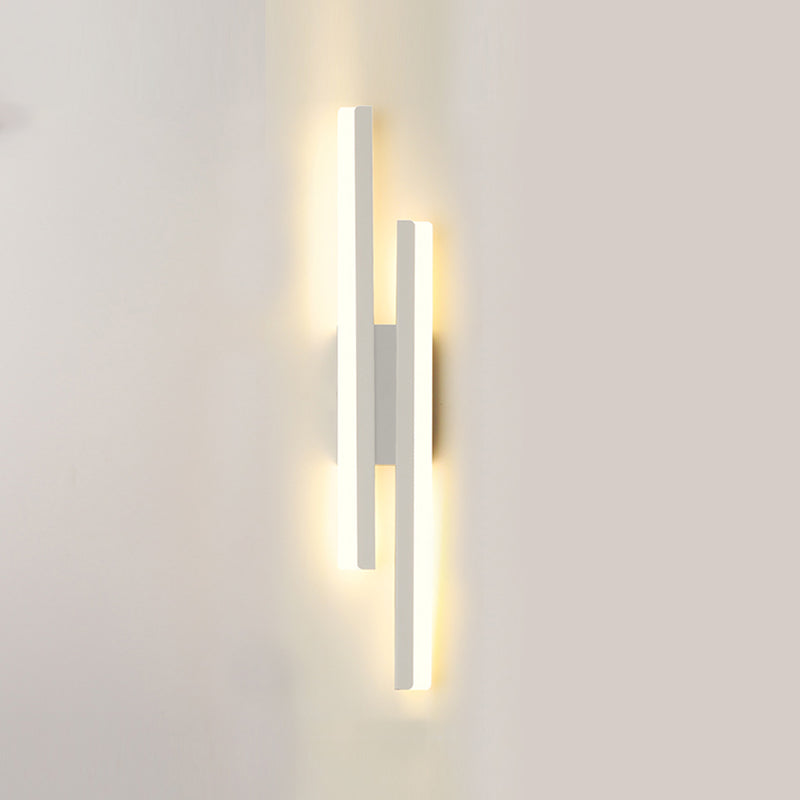 Contemporary Style Metal Wall Light Geometric LED Wall Sconce for Living Room