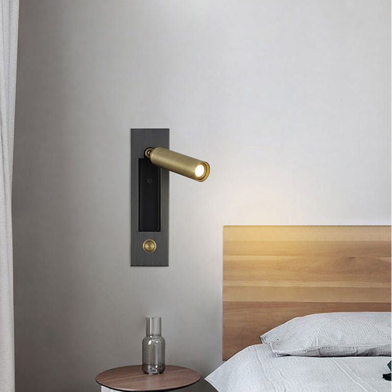 Modern Style Wall Sconce Metal 1 Light Wall Lighting for Bedside