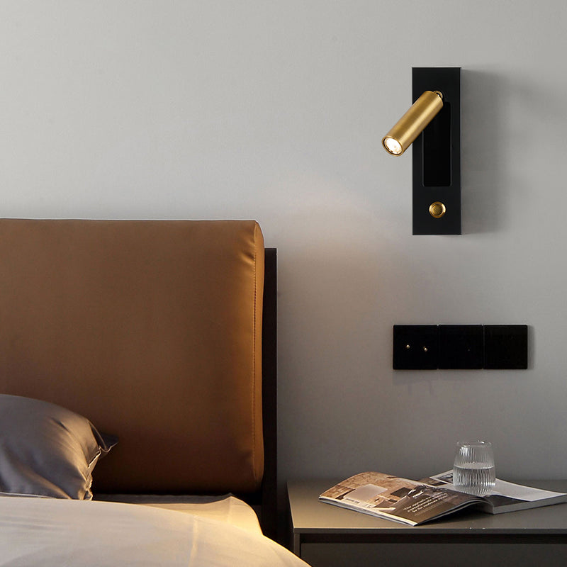 Modern Style Wall Sconce Metal 1 Light Wall Lighting for Bedside