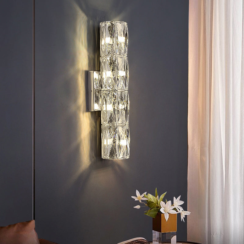 Postmodern Style Wall Light Crystal Wall Sconce Light for Living Room