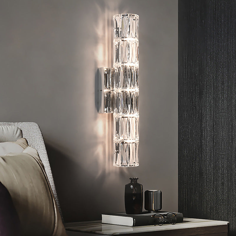 Postmodern Style Wall Light Crystal Wall Sconce Light for Living Room