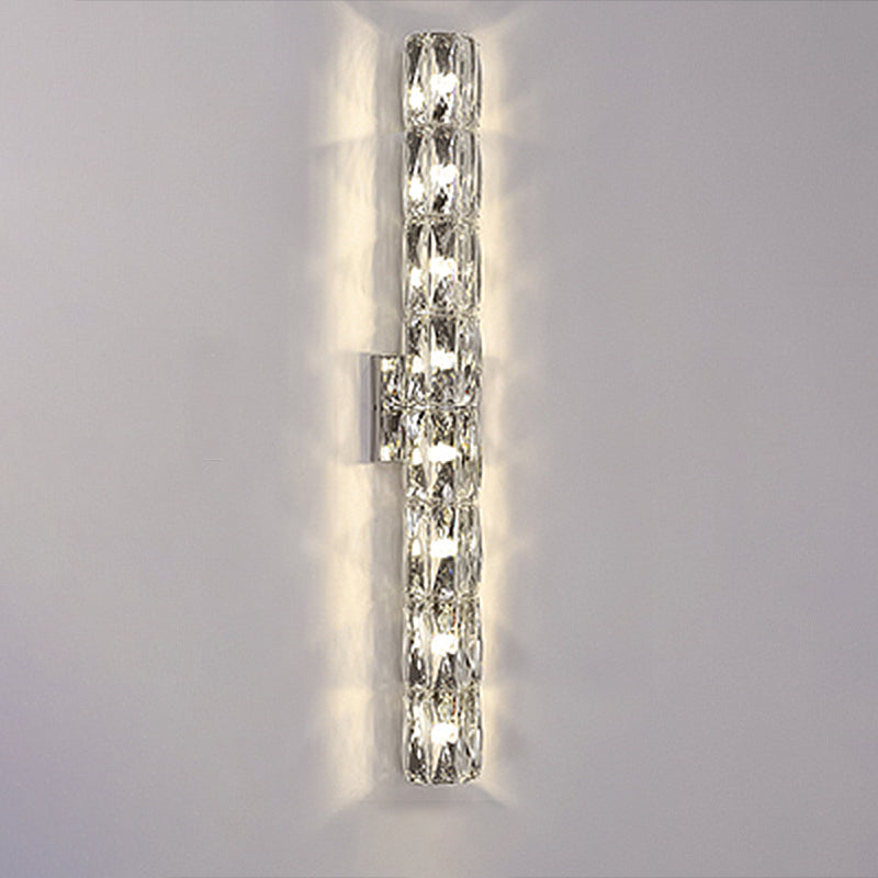 Postmodern Style Wall Light Crystal Wall Sconce Light for Living Room