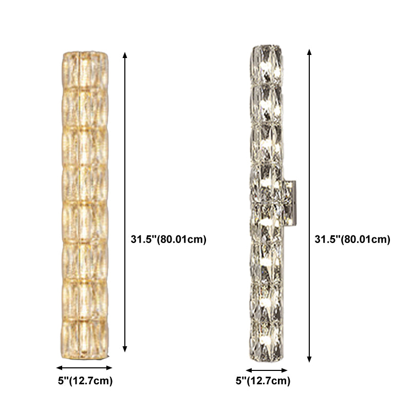 Postmodern Style Wall Light Crystal Wall Sconce Light for Living Room