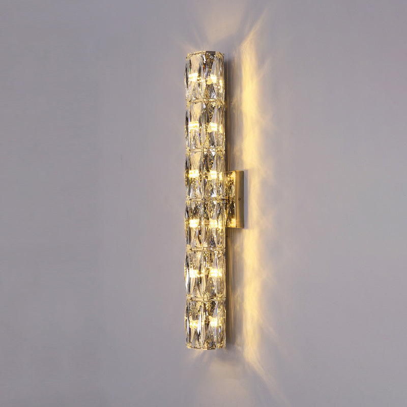 Postmodern Style Wall Light Crystal Wall Sconce Light for Living Room