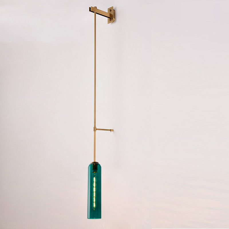 Moderne Wandhalterung Licht 1 Licht Wandleuchte mit Glasschatten für Schlafzimmer