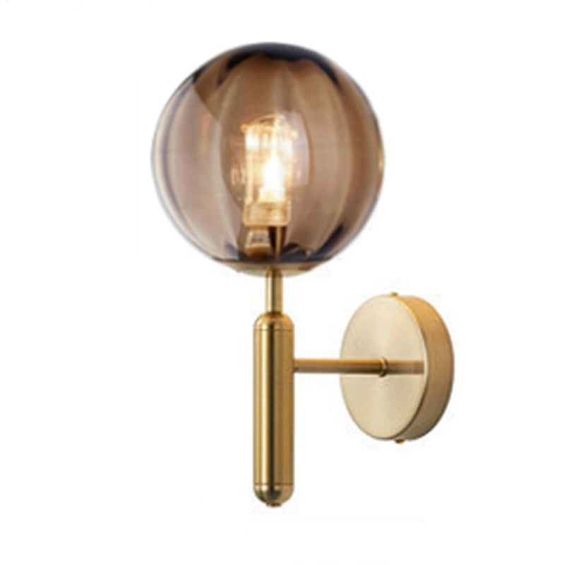 Lumière de boue en verre moderne Lumière Sconte Créative Creative Wall Lightture pour chambre à coucher