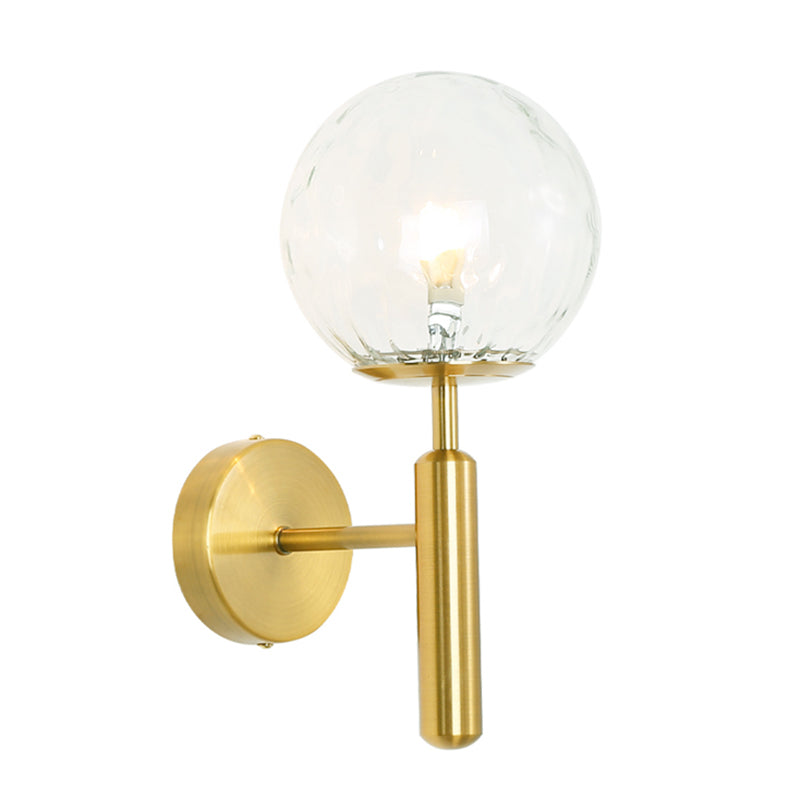 Lumière de boue en verre moderne Lumière Sconte Créative Creative Wall Lightture pour chambre à coucher