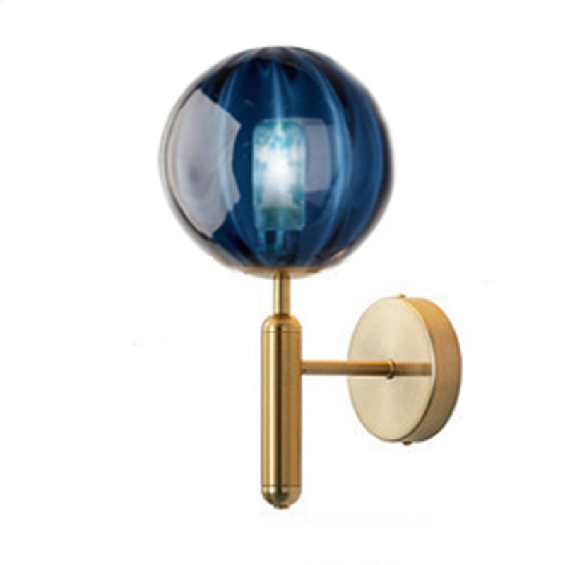 Lumière de boue en verre moderne Lumière Sconte Créative Creative Wall Lightture pour chambre à coucher