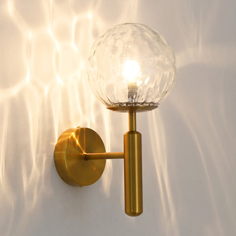 Lumière de boue en verre moderne Lumière Sconte Créative Creative Wall Lightture pour chambre à coucher