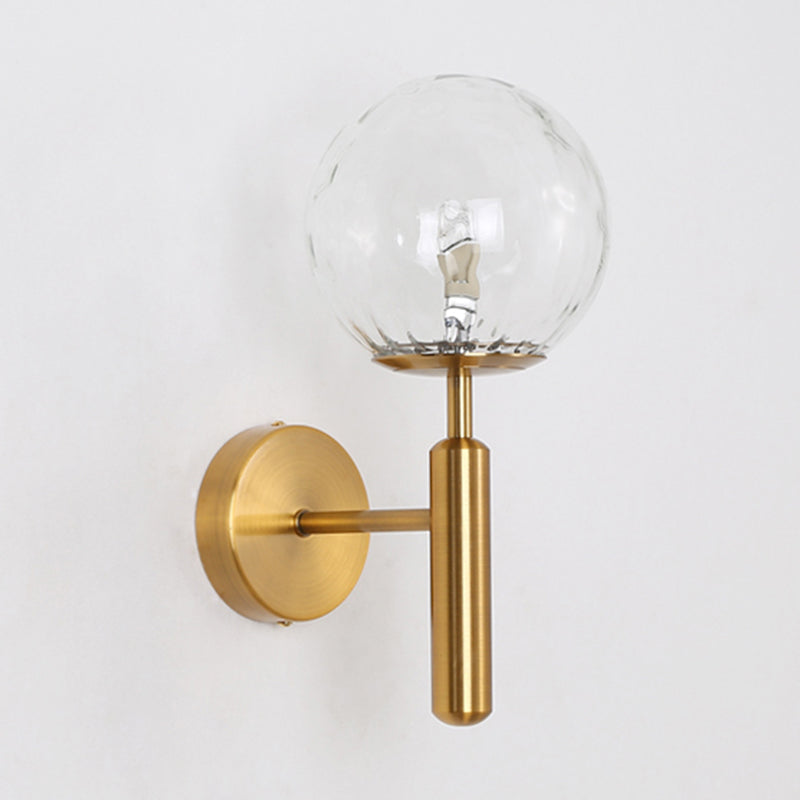 Lumière de boue en verre moderne Lumière Sconte Créative Creative Wall Lightture pour chambre à coucher