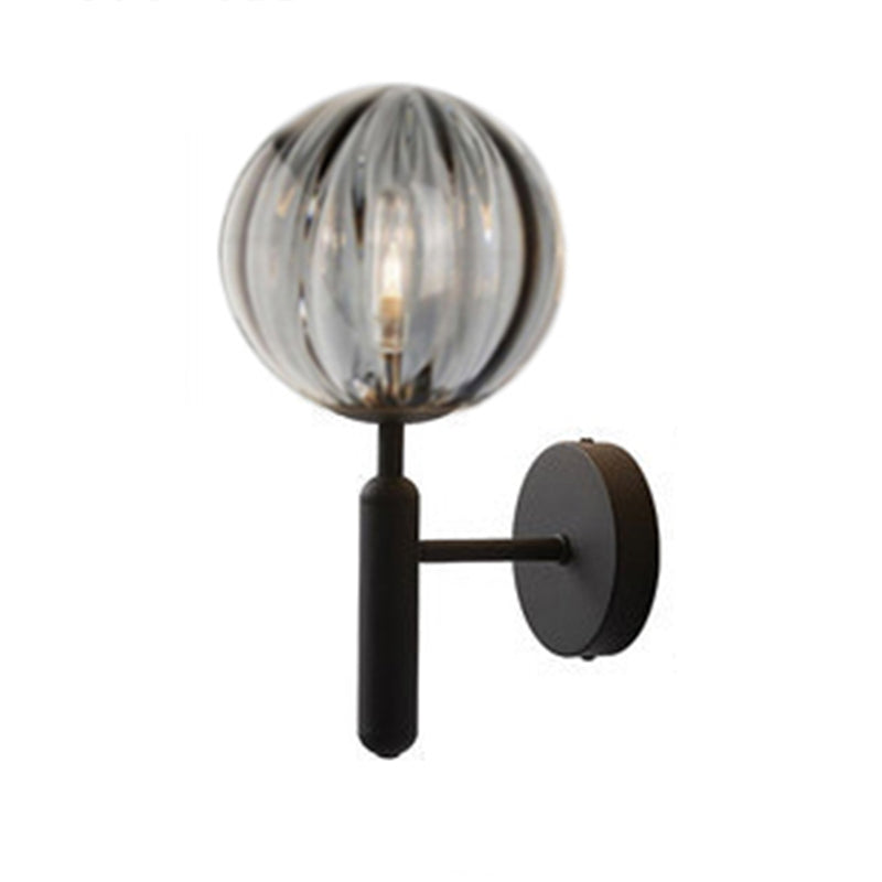 Lumière de boue en verre moderne Lumière Sconte Créative Creative Wall Lightture pour chambre à coucher