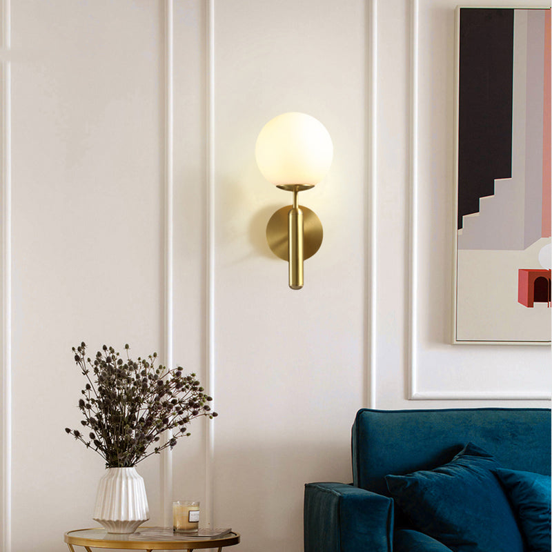 Lumière de boue en verre moderne Lumière Sconte Créative Creative Wall Lightture pour chambre à coucher