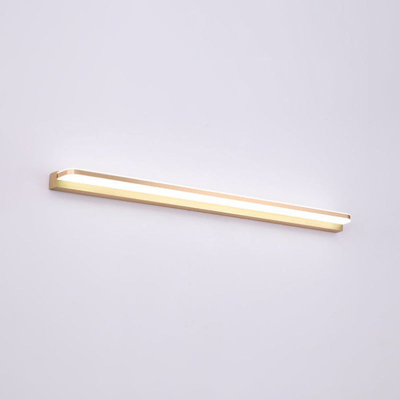 Linear Sconce Light Fixture Modern Style LED Metal Wall Mounted Light with Body Induction