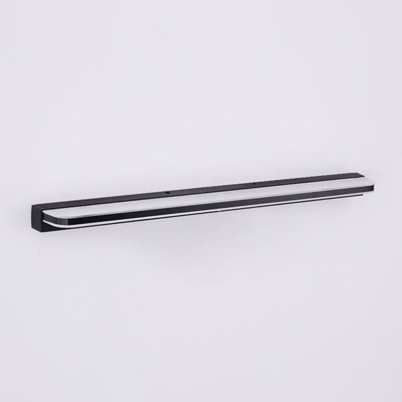 Linear Sconce Light Fixture Modern Style LED Metal Wall Mounted Light with Body Induction