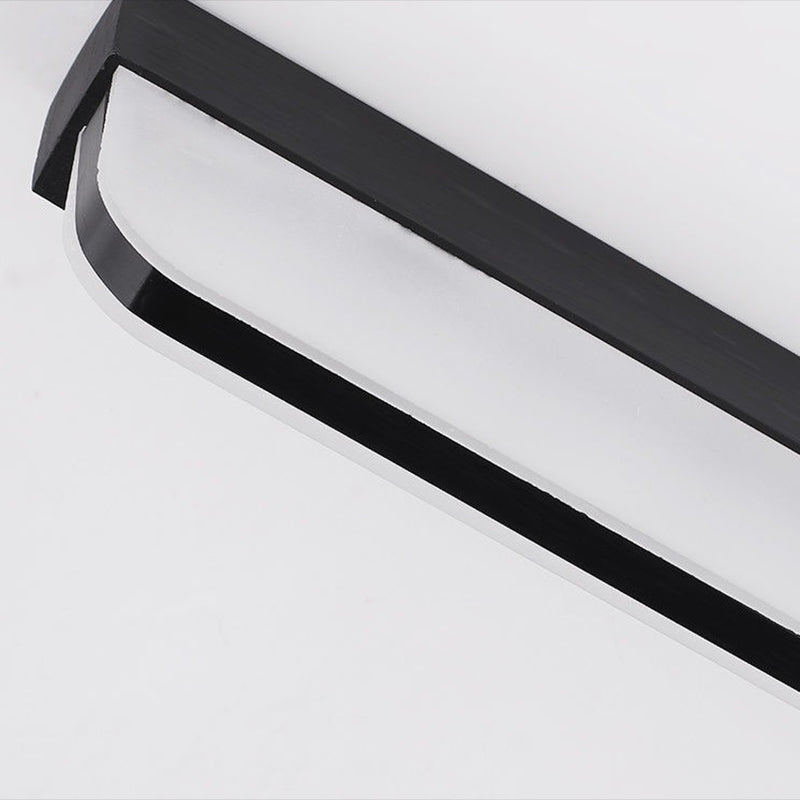 Linear Sconce Light Fixture Modern Style LED Metal Wall Mounted Light with Body Induction