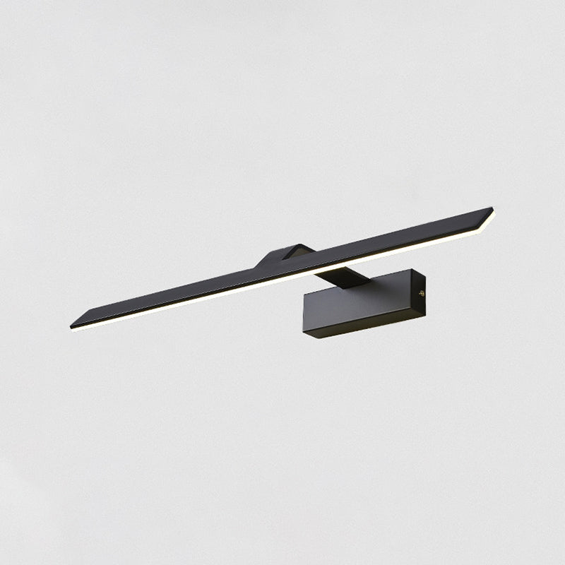 Linear Wall Sconce Lighting Modern LED Metal Wall Lighting Fixture with Acrylic Shade