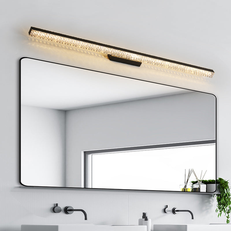 Minimalist Style Iron Vanity Mirror Light Geometry Rectangle Led Vanity Lamp for Bedroom